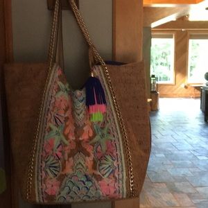 Lilly Pulitzer cork bag.  New condition!